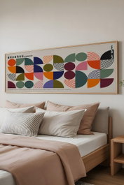 Wallity Artsmdfyty7-3370 Pintura Decorativa Enmarcada Multicolor 33 x 70 cm